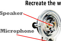 ● Speaker  ● Microphone 