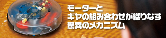 モーターとギやの組み合わせが織りなす驚異のメカニズム